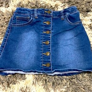 NWOT Girl denim skirt